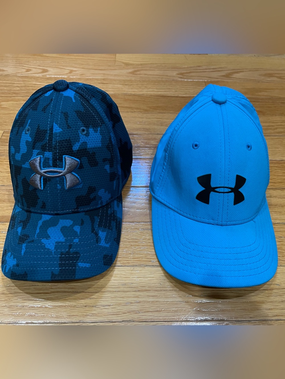Under Armour Teal Camo & Bright Teal Baseball Caps - 2 Pack